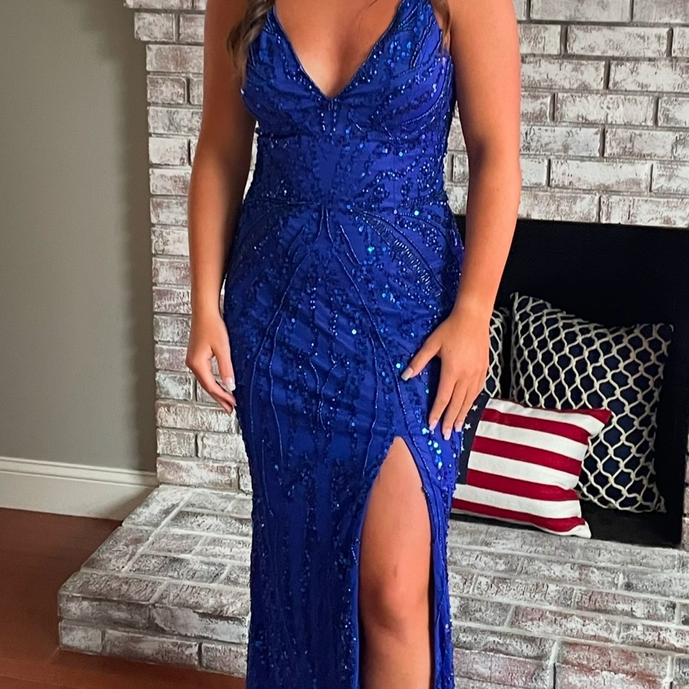 Prom dress Royal Blue size 6
